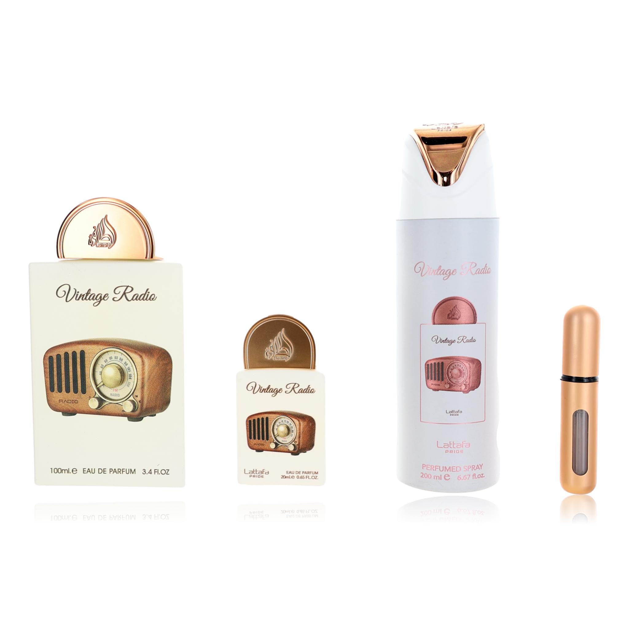 Amazon.com : Lattafa Pride Vintage Radio 3-Piece Gift Sets – Long